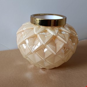 گلدان شیشه ای رنگی رومیزی دکوری کد13